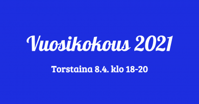 Vuosikokous 2021 Vuosikokous 2021